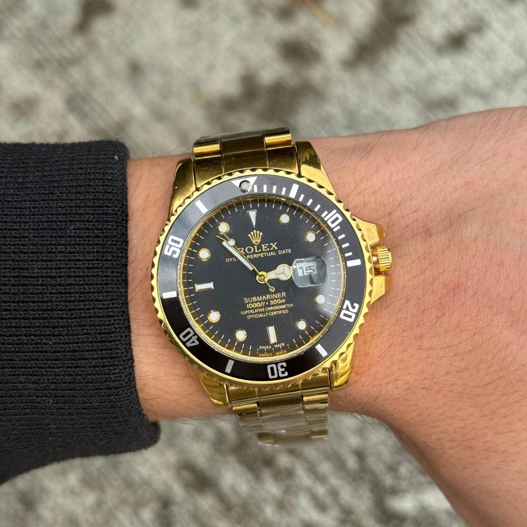 ROLEX SUBMARINER NEW DORADO TABLERO NEGRO