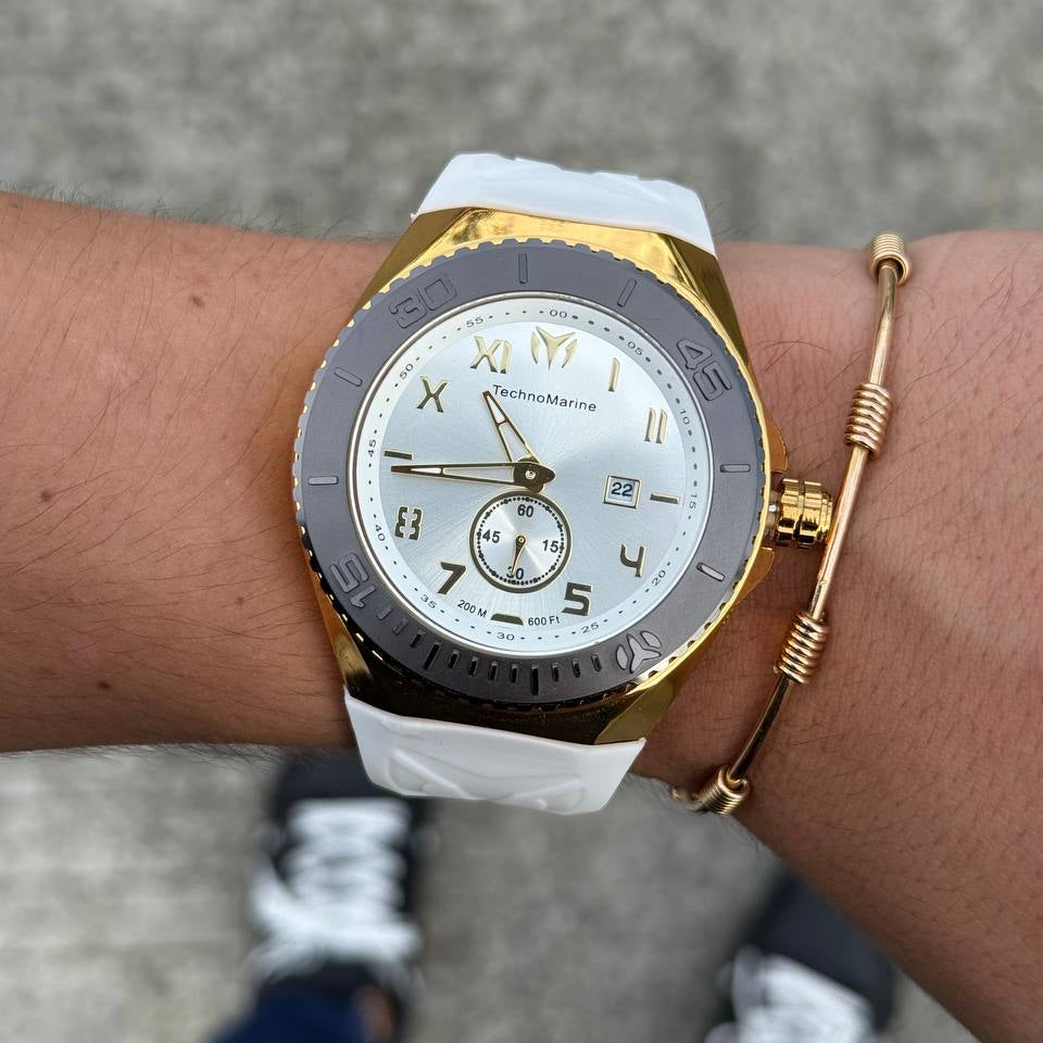 TECHNOMARINE NEW BLANCO TABLERO BLANCO - DORADO